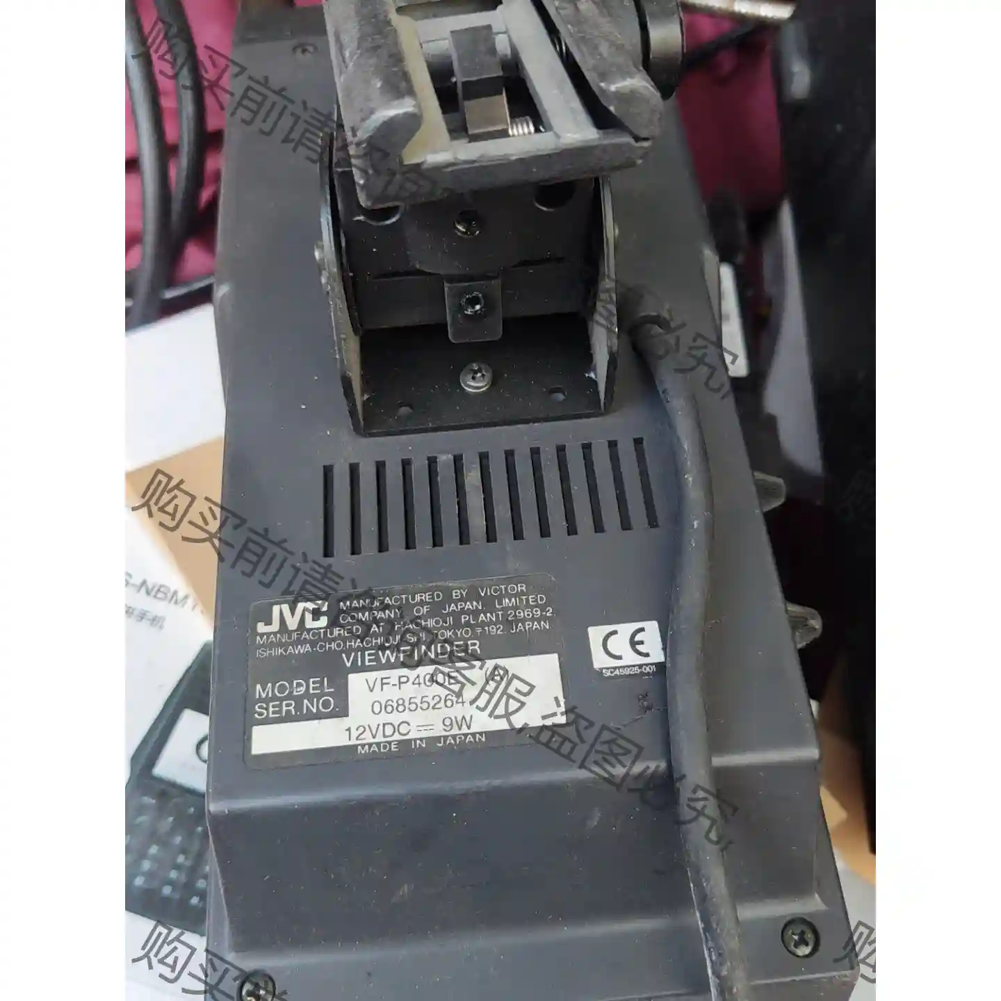 JVC vf-p400e，录像器，实物如图，二手物品售出BUTUI 议价再拍