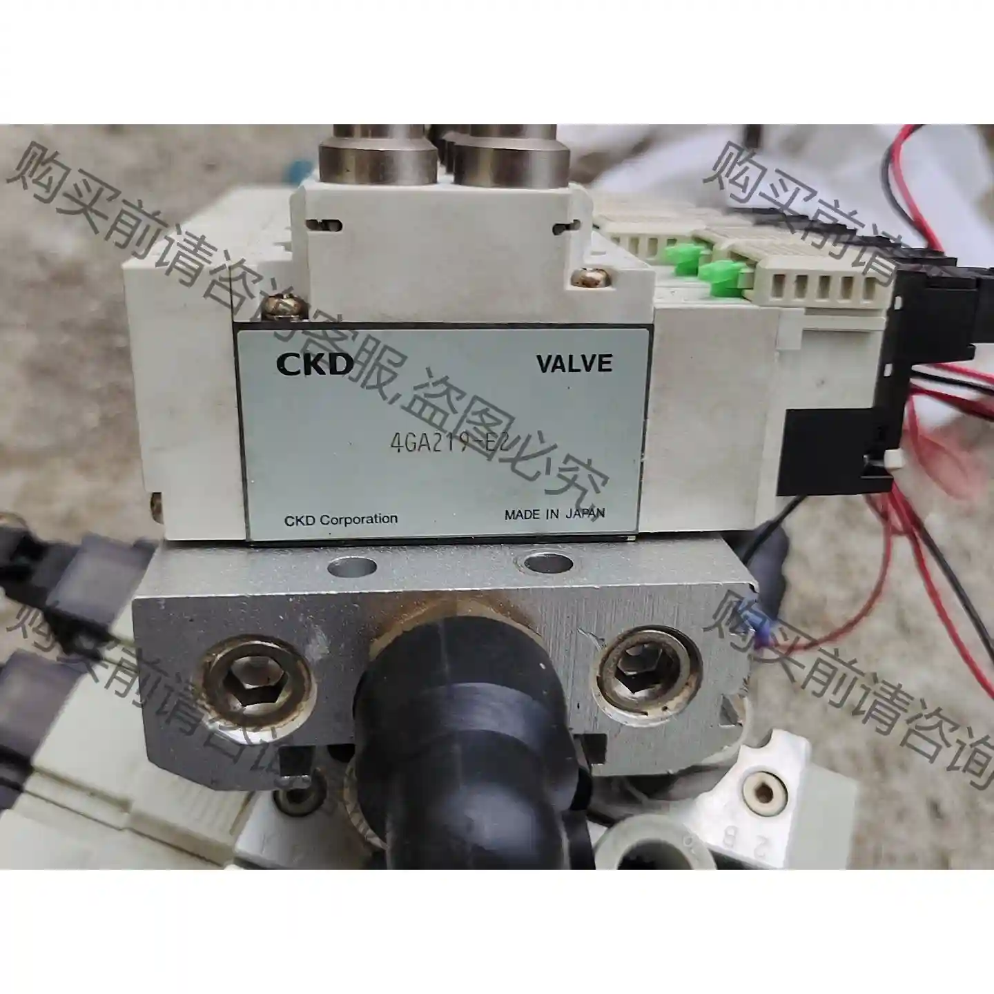 拆机CKD电磁阀4GA219-E2 ，广东包邮 议价再拍 拆机件