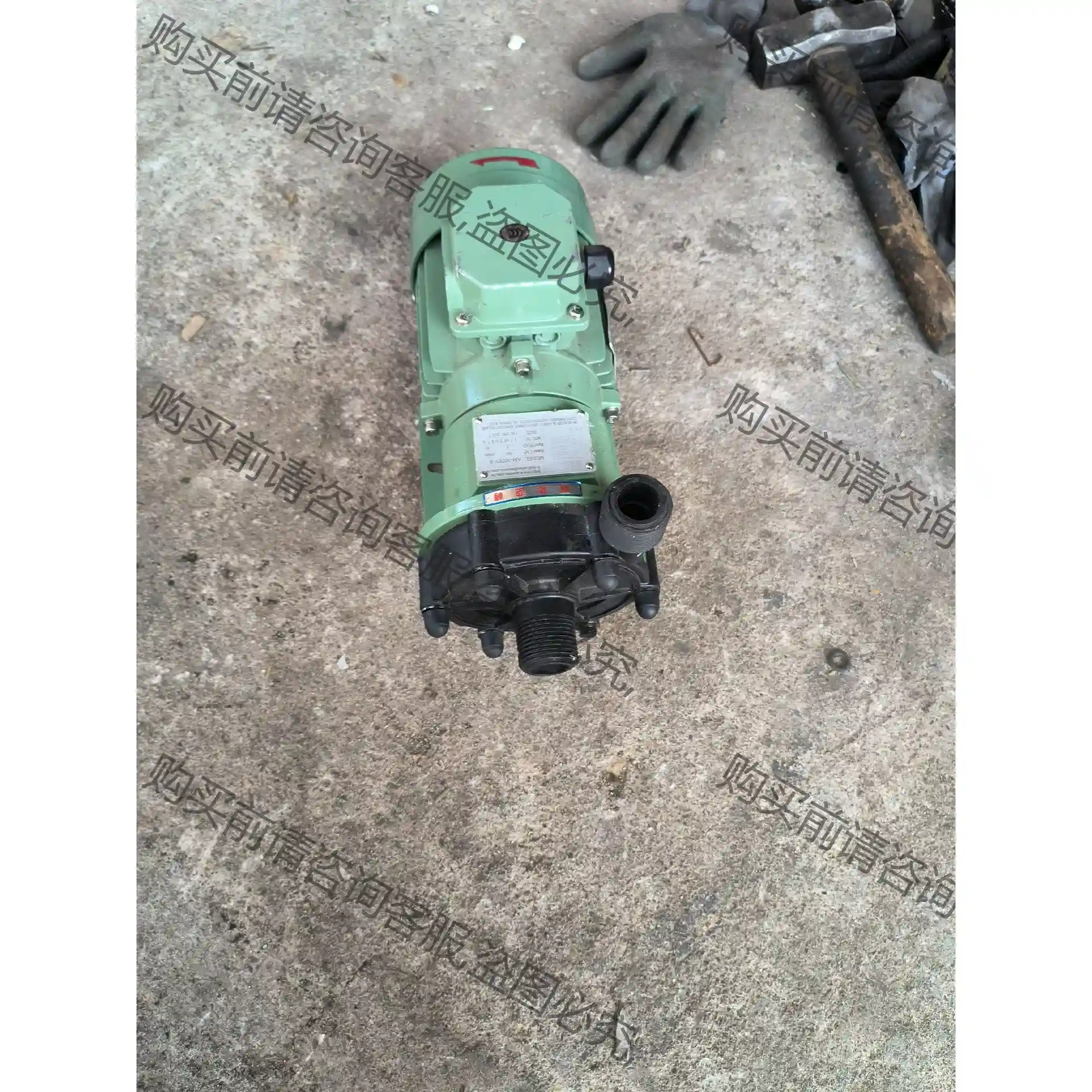 中国台湾品牌 协磁ASSOMA 耐酸碱卧式磁力泵 AM-3 议价再拍 拆机