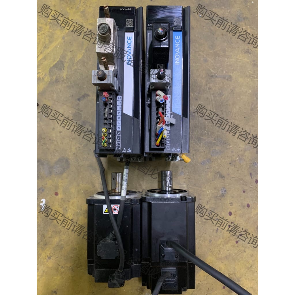 功能正常议价 拆机 汇川 伺服驱动器SV660P SV630P+电机 75