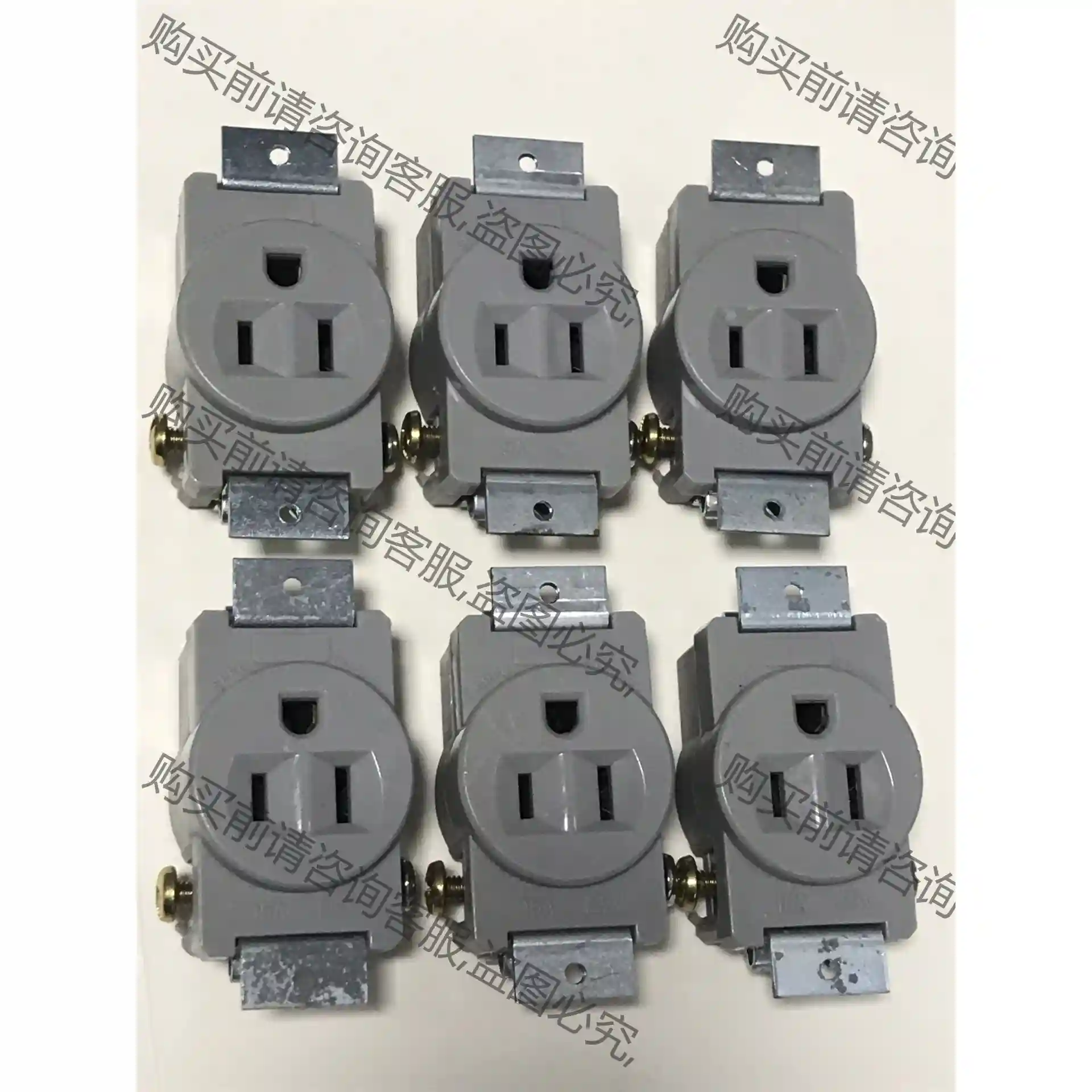 库柏Cooper插座 美标，15A 125V。美国库伯发烧美 议价再拍 拆机