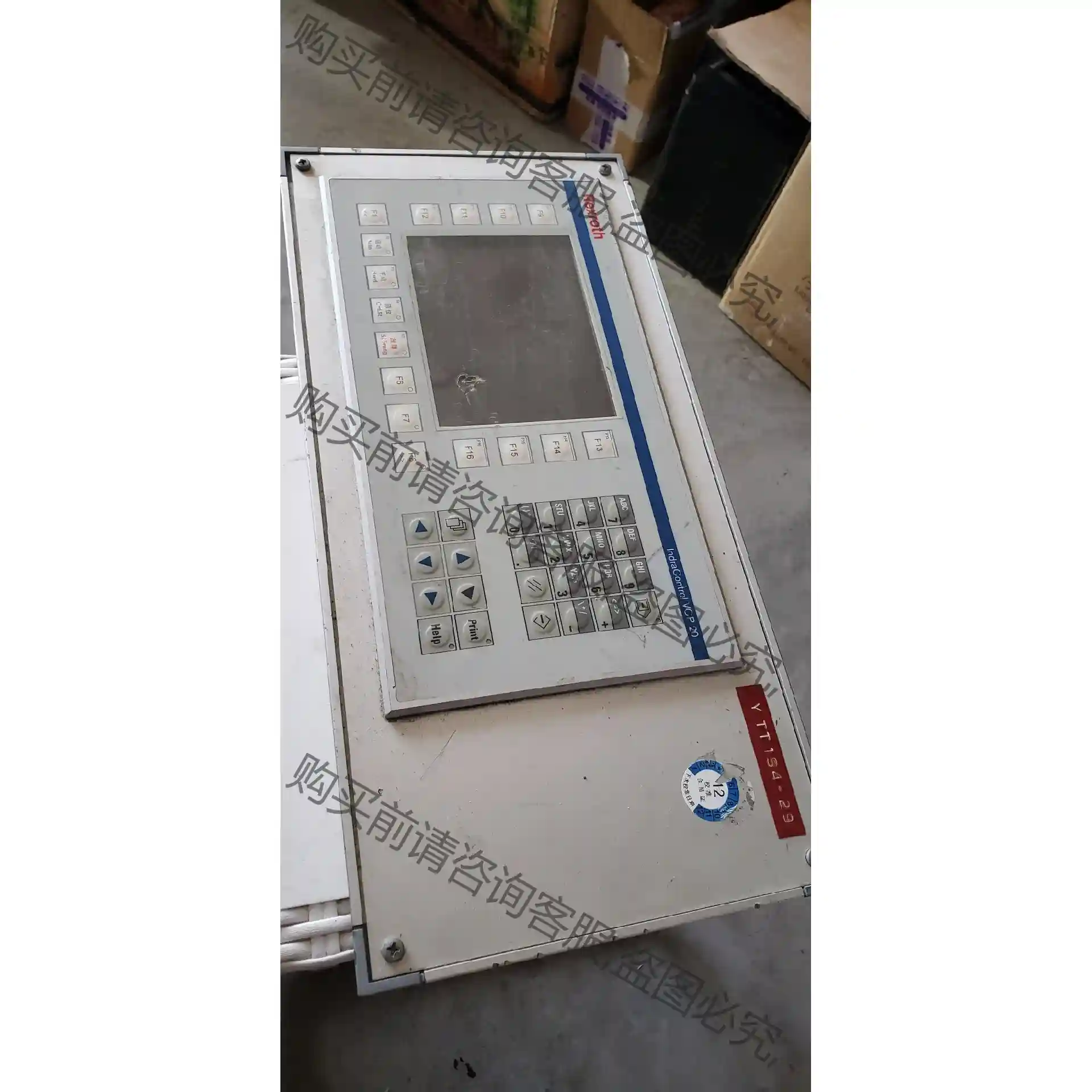 Rexroth 力士乐触摸屏VCP20 控制器，7新原装,正 议价再拍 拆机件