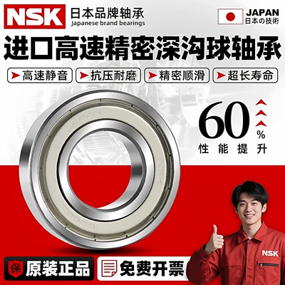 日本进口NSK轴承 6207 6208 6209 6210 6211 6212 6213 ZZ RS DDU