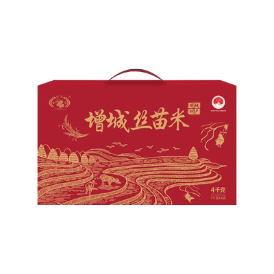 礼盒增城丝苗米4kg挂荔送礼精品