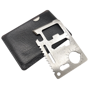 户外野营钱包多功能刀卡合金工具卡片刀防身露营随身便携卡刀