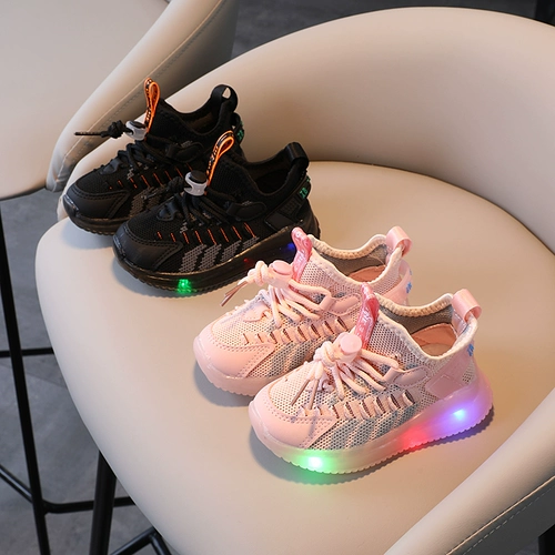 Детская удобная обувь, дышащая спортивная обувь, коллекция 2021, 1-5 лет, мягкая подошва