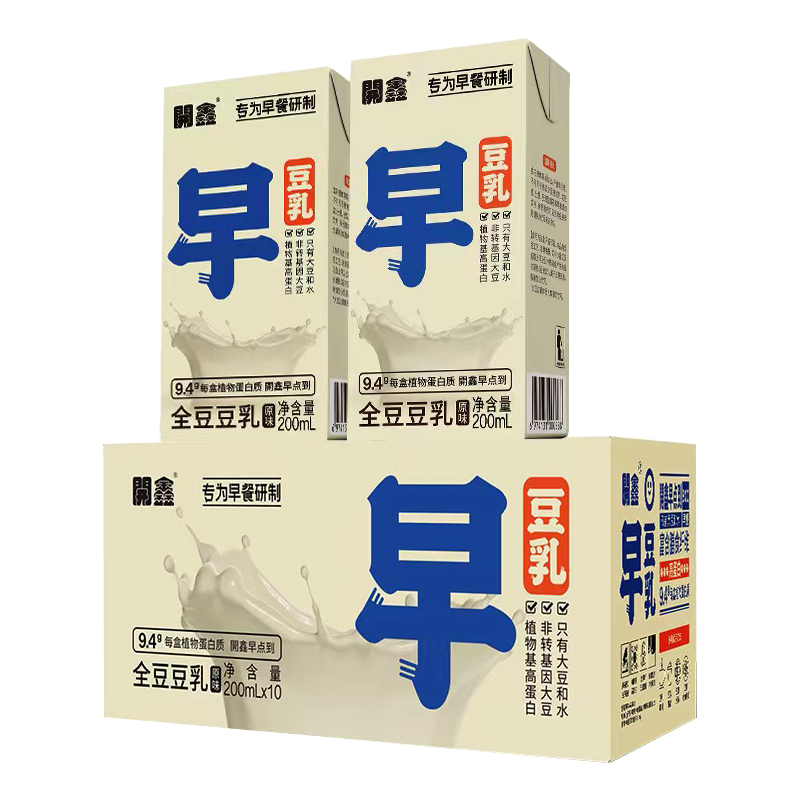 开鑫淳香豆乳豆奶豆浆