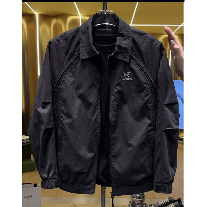 美式复古春秋季新款老钱风纯色夹克男欧货休闲百搭翻领休闲外套男