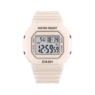 手表女式女款学生2025新款初中高中女生运动高颜值防水小方块电子