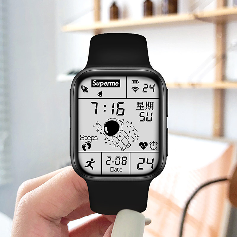 太空人手表男多功能中学生运动黑科技青少年潮流电子男表户外儿童