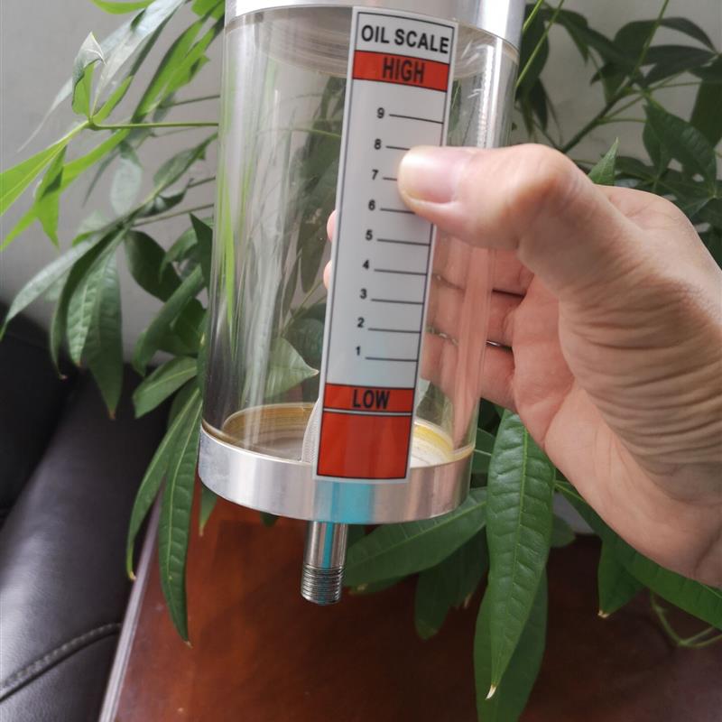 新款定制透明玻璃油杯/700CC油箱油壶滴油杯可视油杯油雾系统包邮