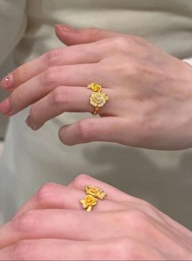 「挚爱玫瑰」中古微镶锆