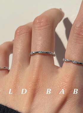 Old babe素圈开口戒指女小众设计高级感时尚个性轻奢小指食指尾戒