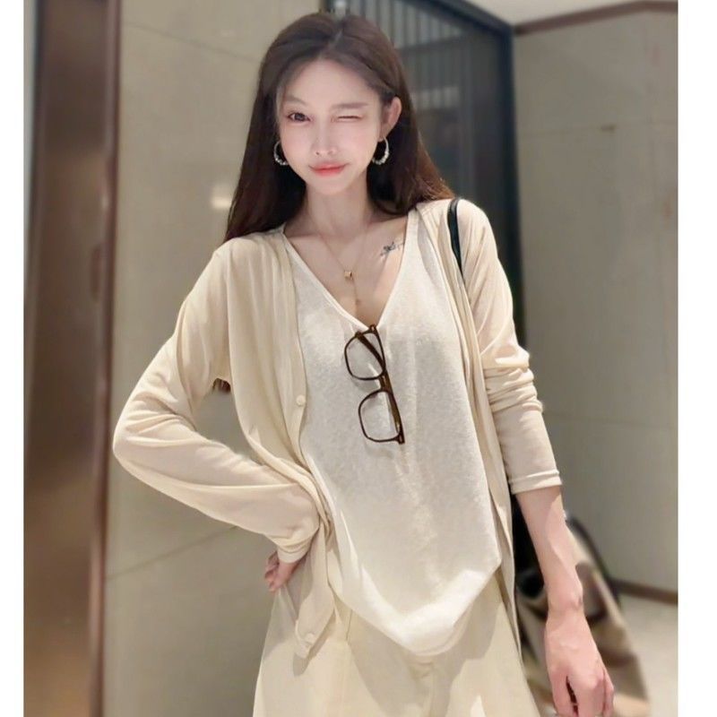 薄款莱赛尔天丝针织防晒