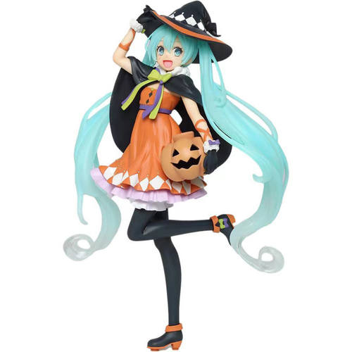 日本TAITO正版万圣节初音未来MIKU手办VOCALOID虚拟歌姬葱娘周边