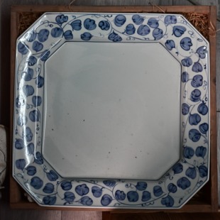 日本回流中古伊万里方盘 茶盘果盘