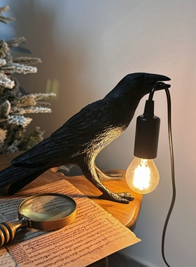 渡鸦氛围灯创意摆件桌面装饰