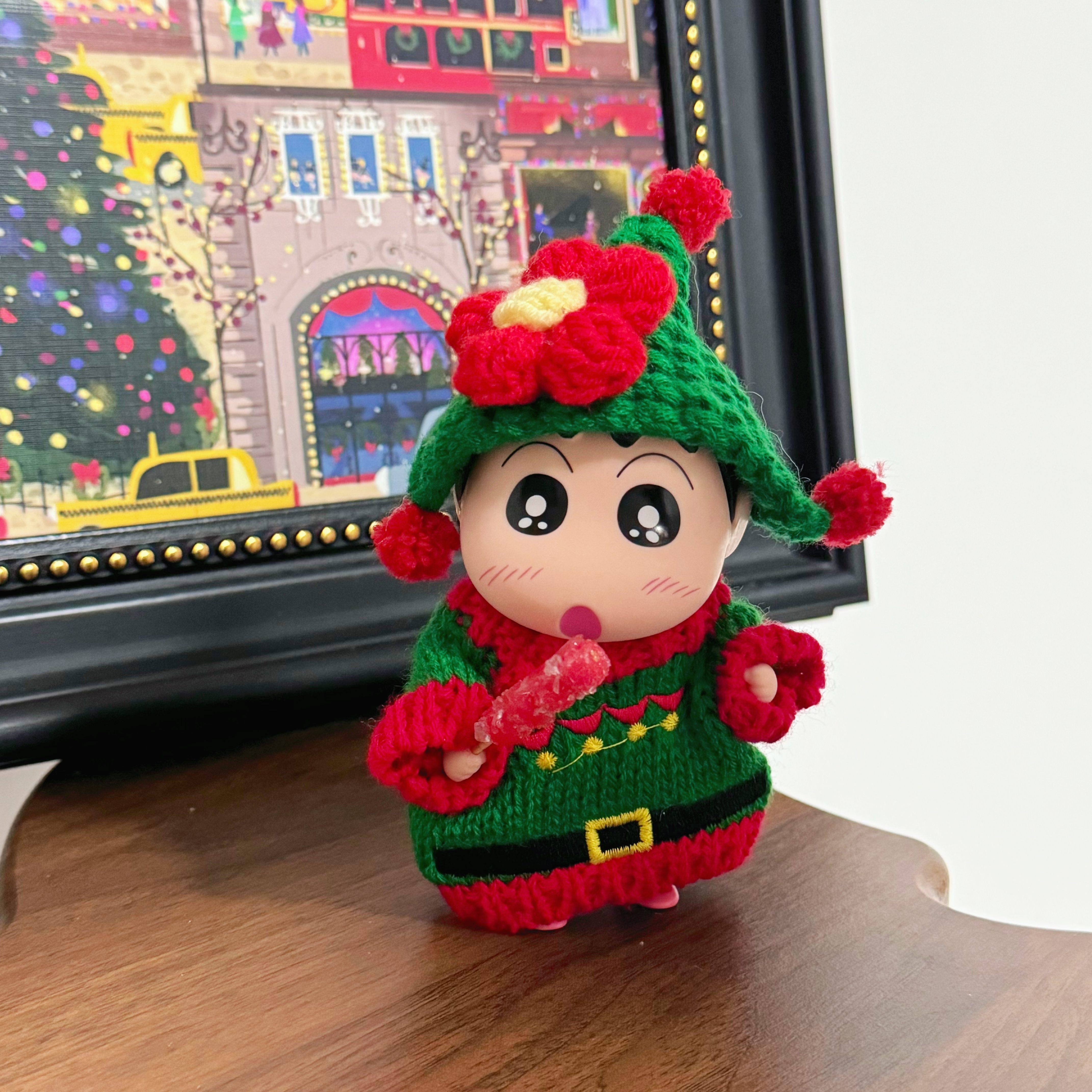 圣诞小新毛衣公仔玩偶圣诞礼物