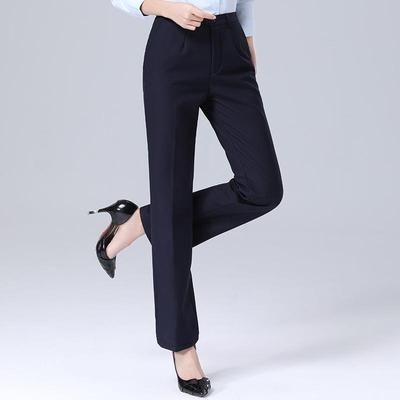 西裤女职业秋冬上班黑色工作服裤子西装裤女士加绒大码制服工装