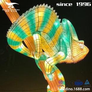 大型夜游主题彩灯灯会动物植物建筑物卡通人物来图制作源头厂家