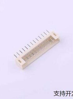HCZZ0256-13 线对板针座 1x13P 间距:2mm 直插 系列:PH 米色 插件