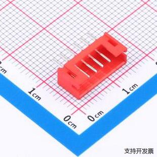 WAFER-PH2.0-6PZZ-GR 线对板针座 1x6P 间距:2mm 直插 系列:PH 插