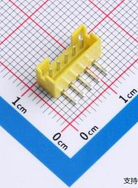 XY-PH2.0-5A21-YT 线对板针座 PH 2.0mm 1x5P 弯插 黄色 弯插,P=2