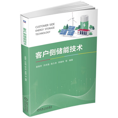 客户侧储能技术 袁晓冬，许庆强，陈久林，李建林 9787111724407 机械工业出版社