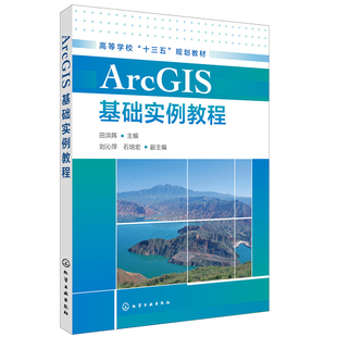 ArcGIS基础实例教程 arcgis软件教程书籍 数据处理建模书 ArcGIS入门数据库管理系统书 化学工业出版社 GIS工程应用技术教材书籍