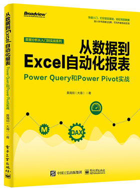 从数据到Excel自动化报表Power Query和PowerPivot实战 Excel基础函数表格处理书 Power Query和Power Pivot核心知识快速掌握书