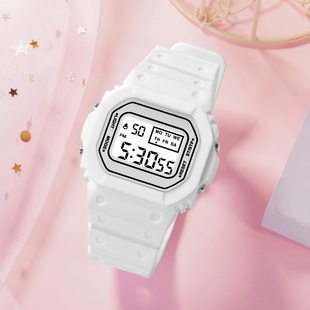 2025方形ins超火独角兽手表 少女初中小学生防水韩版简约原宿风儿