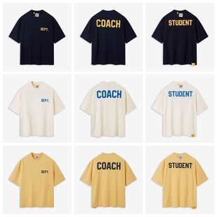 25SS新款潮牌短袖夏季GALLERY DEPT美式复古字母双面穿印花T恤男