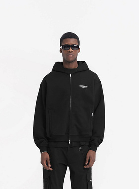REPRESENT OWNERS CLUB ZIP HOODIE字母标语拉链外套连帽开衫卫衣
