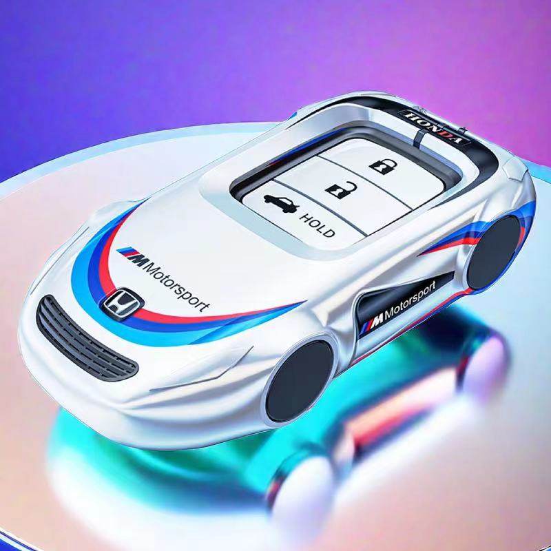 适用本田钥匙套十代思域雅阁冠道crv皓影xrv凌派飞度车用包扣壳男