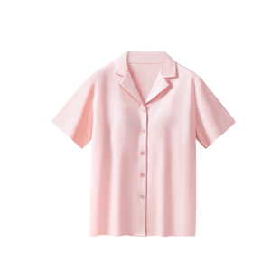 内茵带胸垫情侣睡衣女夏季可外穿凉感家居服男2026春款薄款套装