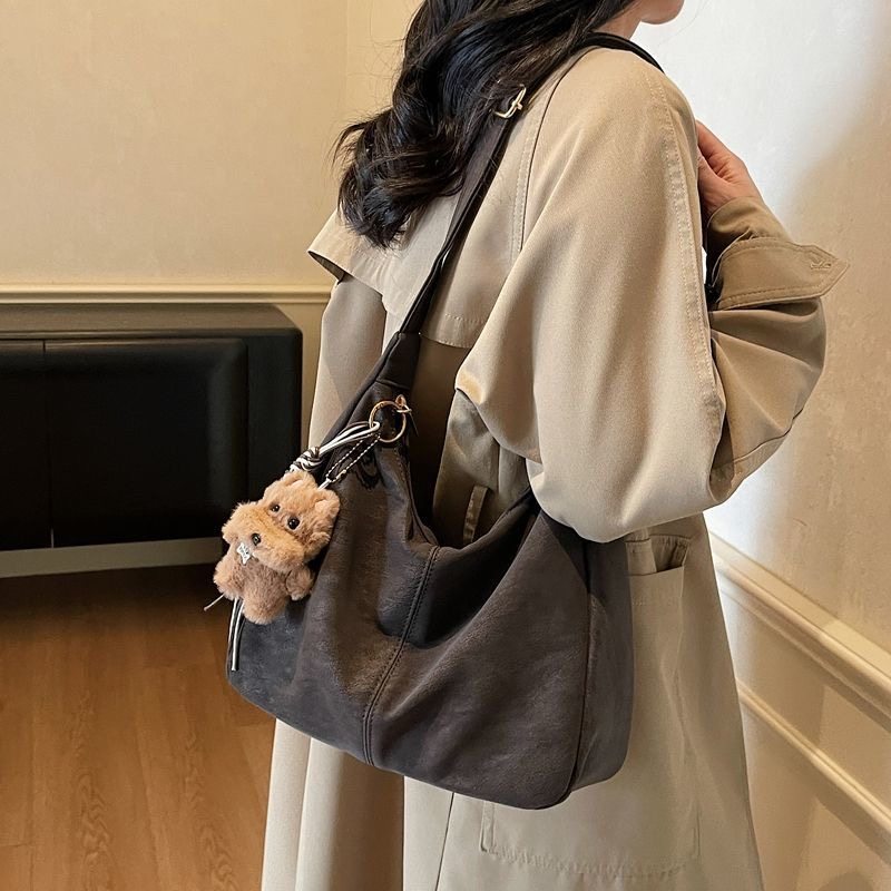 高级感复古包包女2026新款托特包秋冬休闲单肩包大容量通勤斜挎包,箱包皮具/热销女包/男包,托特包,淘宝优惠券,粉丝福利购,淘宝优惠卷