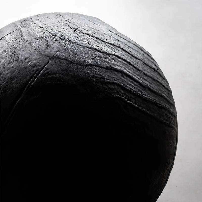 日实木风碳化圆瓶形花器禅意民宿花侘寂圆球形摆件插花桌式面,家居饰品,花瓶,淘宝优惠券,粉丝福利购,淘宝优惠卷