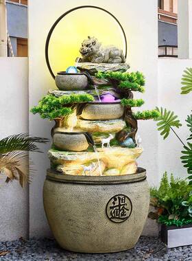 客厅流水摆件循环水阳台