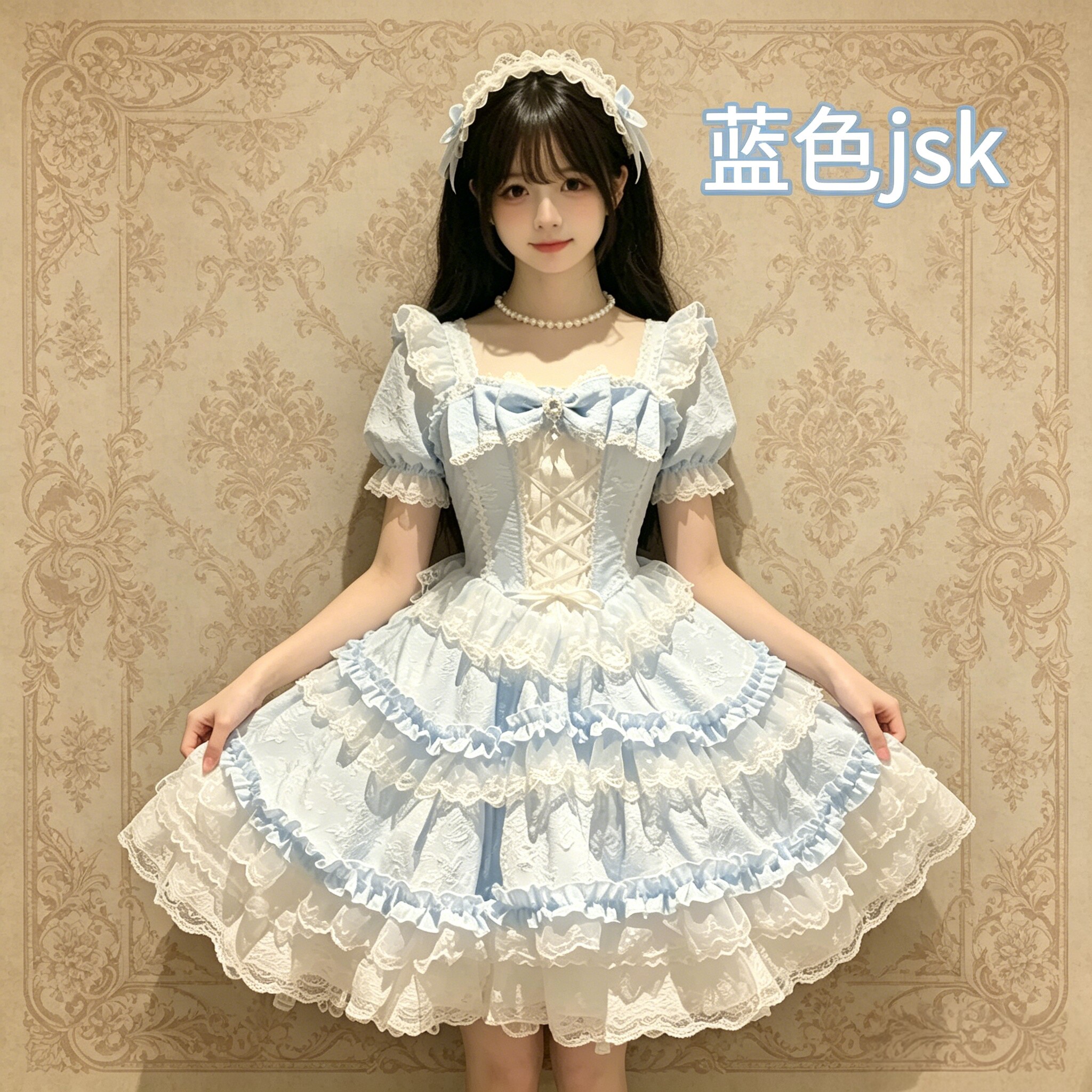 厂原甜喵咖啡厅云絮甜心洛丽塔原创可爱新款裙子春天蛋糕裙超萌