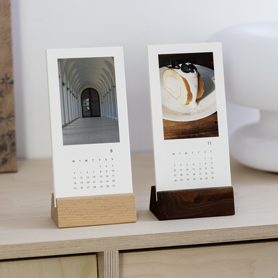 2026年日历定制照片做成台历桌面摆件日月历订制年历挂历海报制作