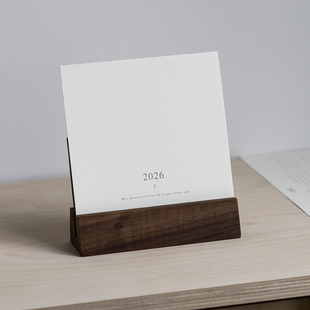 空白日历diy月历画速写年历2026年自制台历手帐本材料包拼贴