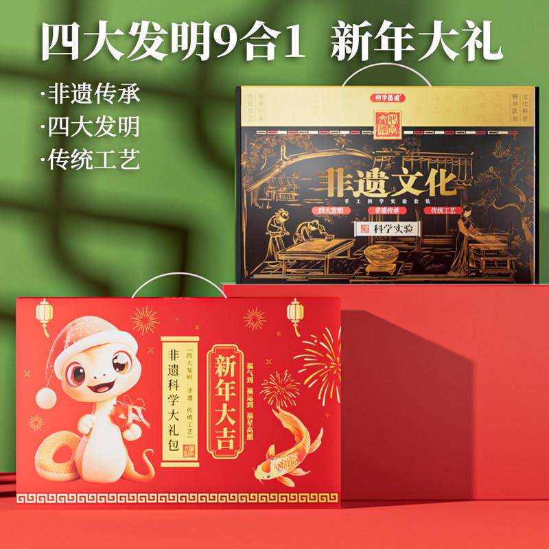 四大发明非遗传统手工男