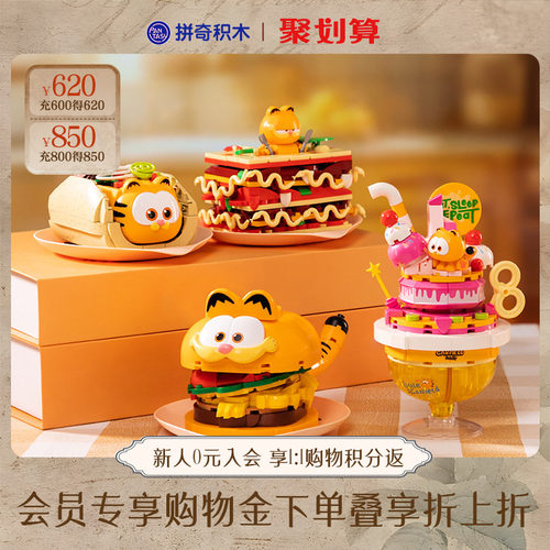 拼奇积木塑料玩具摆件6+联名IP