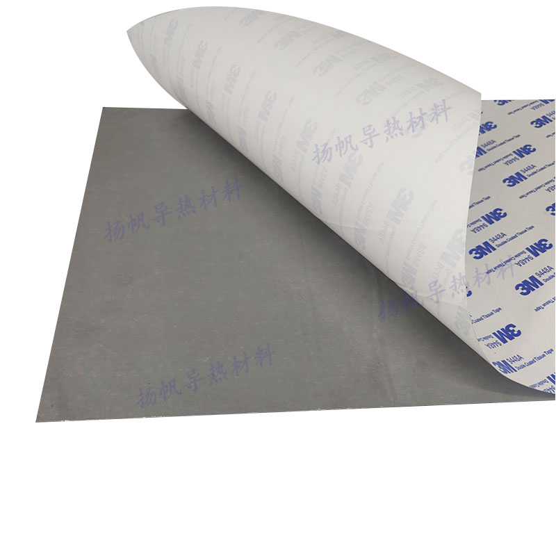 6w 高导热硅胶片 cpu导热垫片 散热硅脂片 散热硅胶片 导热矽胶片