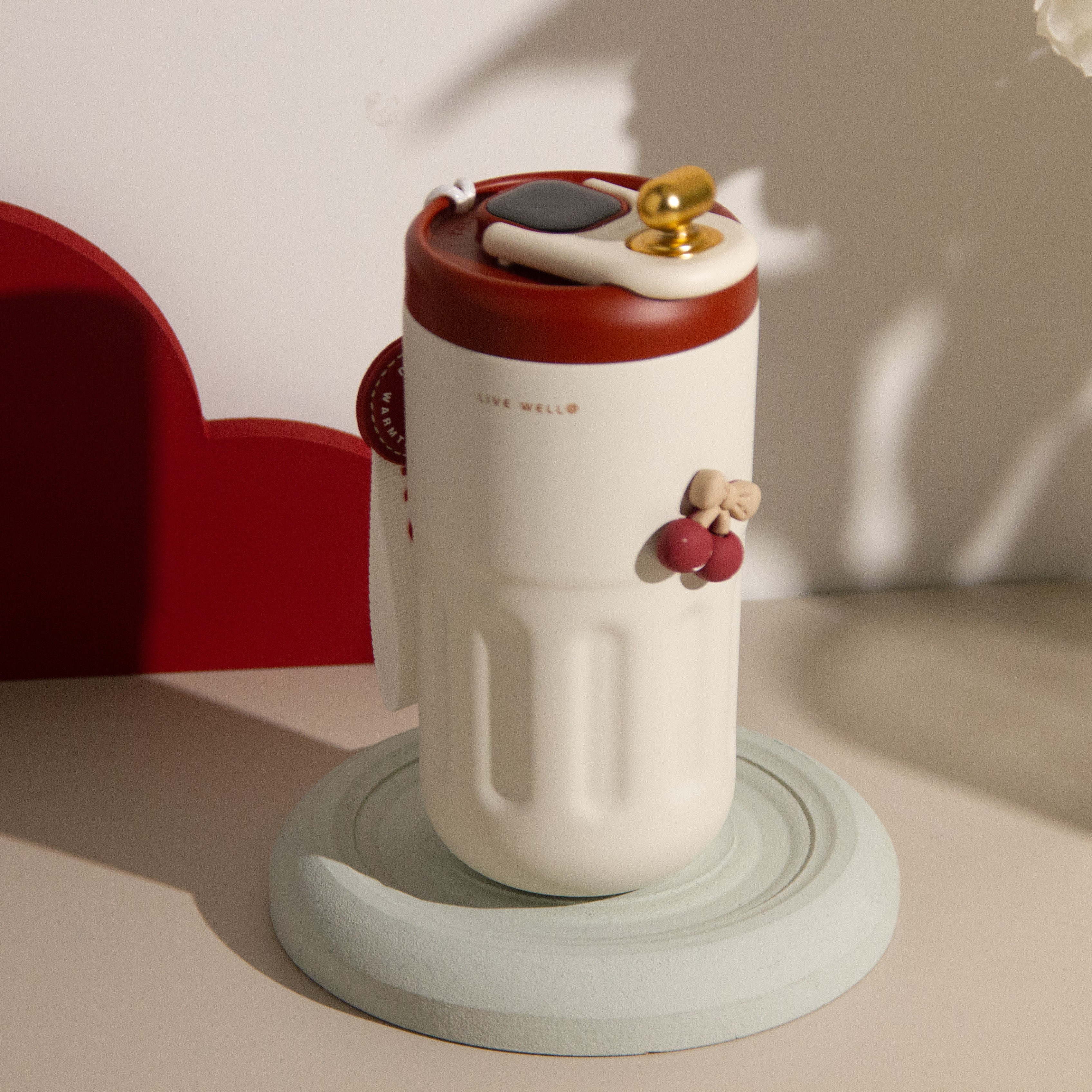 物生物便携提手咖啡杯智能显温保温杯女生高颜值时尚高级感水杯子,餐饮具,保冷/保温杯,淘宝优惠券,粉丝福利购,淘宝优惠卷