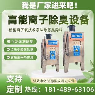 高能离子除臭异味工业污水泵站废气处理环保设备低温等离子净化器