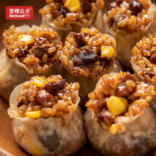 爱稞牛肉烧麦早餐半成品速冻速食儿童食品早饭宝宝糯米大烧卖冷冻