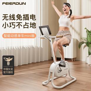 飞尔顿磁控智能动感单车家用室内mini健身车燃脂静音运动自行车