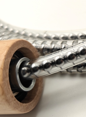 580克重力跳绳木柄TPU管钢珠负重男士女士暴汗减肥战绳轴承8mm