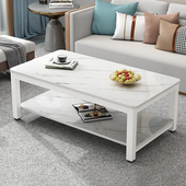 茶几简约现代客厅家用小户型轻奢彷大理石茶台出租房简易阳台茶桌